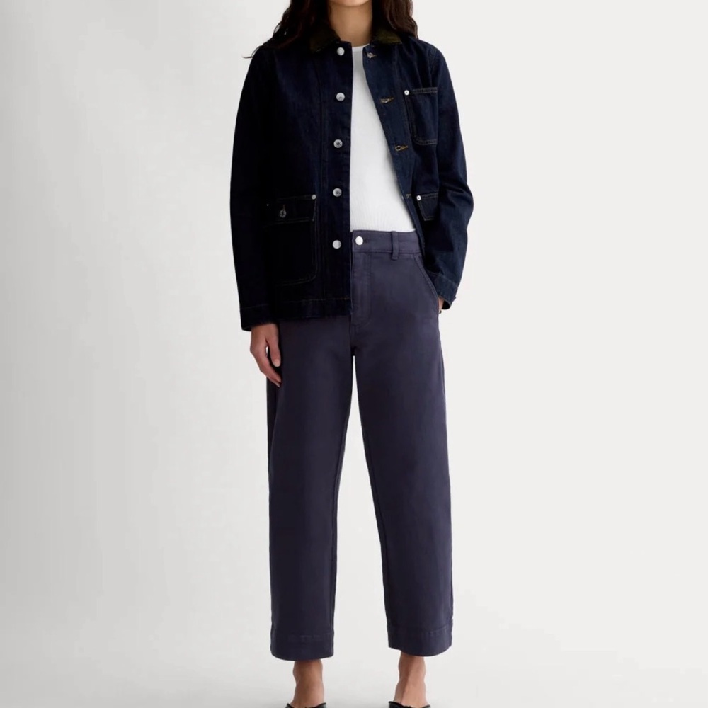 Everlane Utility Straight leg pant Navy Blue Size 10